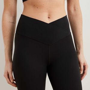 Aerie wrap black leggings